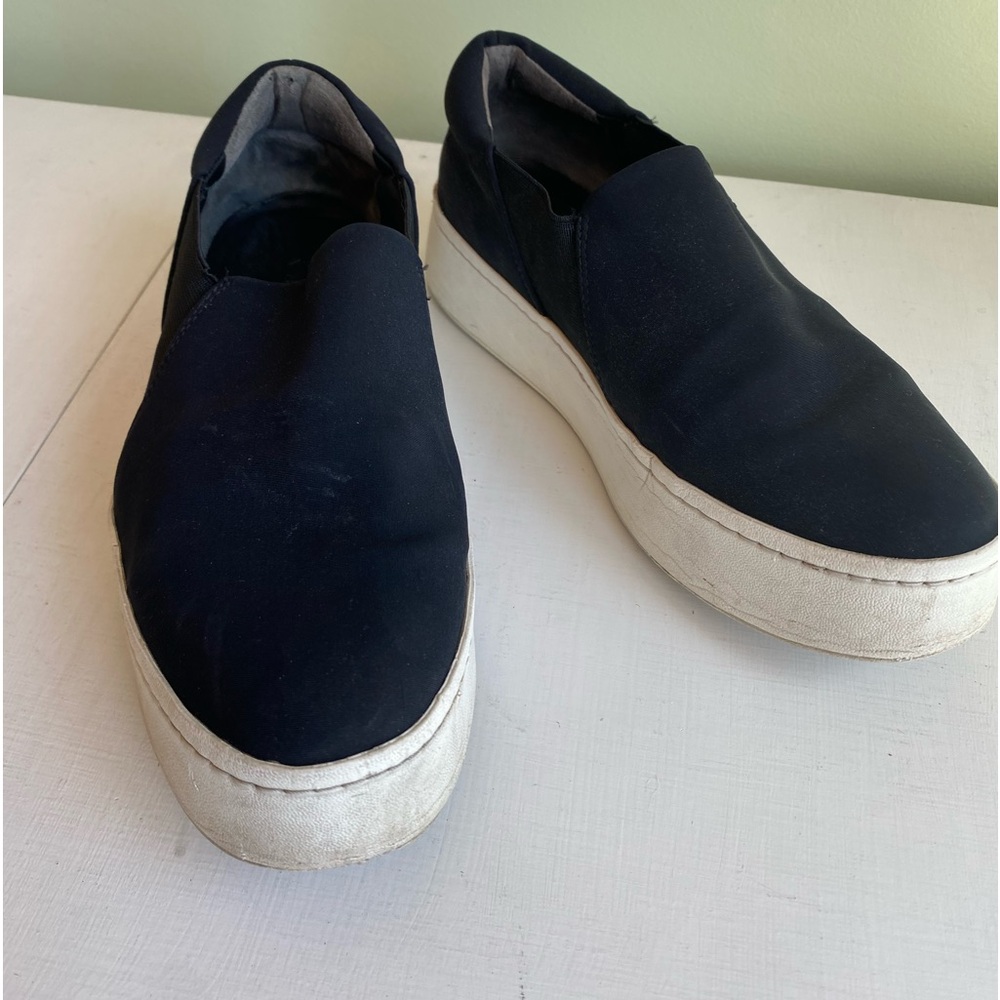 Vince Wedge slip-on Black and White 👟 sneakers/comfort walking shoes